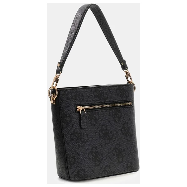 Guess Karnilla Logolu Büzgülü Kadın Antrasit El Çantası HWOS9901010-CLO - Görsel 4