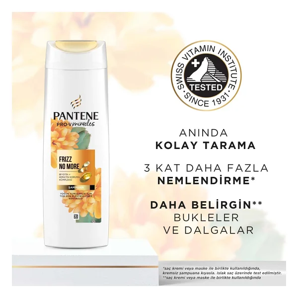 Pantene Pro-V Miracles Frizz No More 325 ml Şampuan - Görsel 7