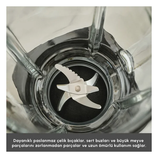 Karaca Dijital Inox 1800 W Smoothie Blender - Görsel 10