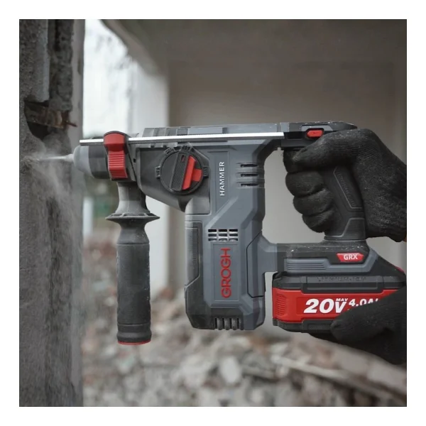 Grogh GRX2063-4 BMC Çift Akülü 4 Ah Kırıcı-Delici - Görsel 9