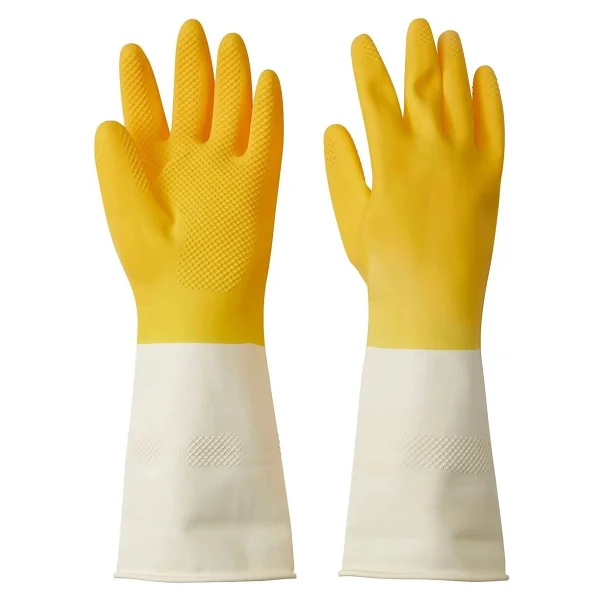 IKEA Rınnıg Genel Temizlik Ve Bulaşık Eldiveni, Parlak Sarı-kırık Beyaz Eldiven, S, 1 Çift - Görsel 4