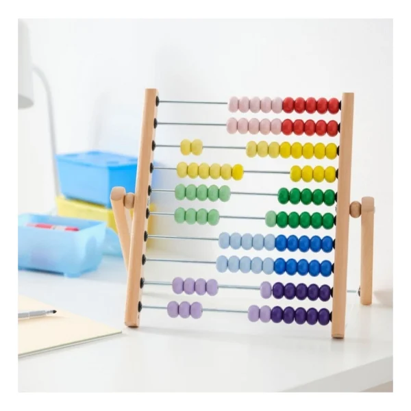 IKEA Ahşap Abaküs Çok Renkli Trendexpress 39 Cm - Görsel 5