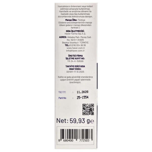 Haver Mag Relax Magnezyum 60 Kapsül - Görsel 5