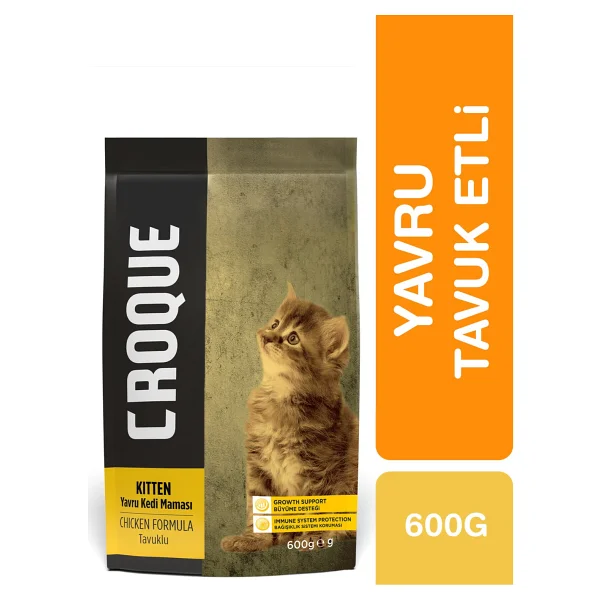 Croque Tavuklu 600 gr Yavru Kedi Maması - Görsel 2