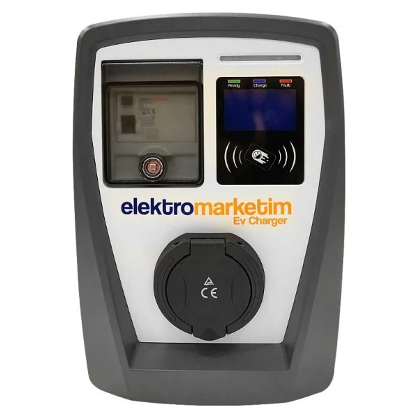 Elektro Marketim EMEV-22-3F32-PT2 22KW 3 Faz Tip Elektrikli Araç Şarj Istasyonu - Görsel 5