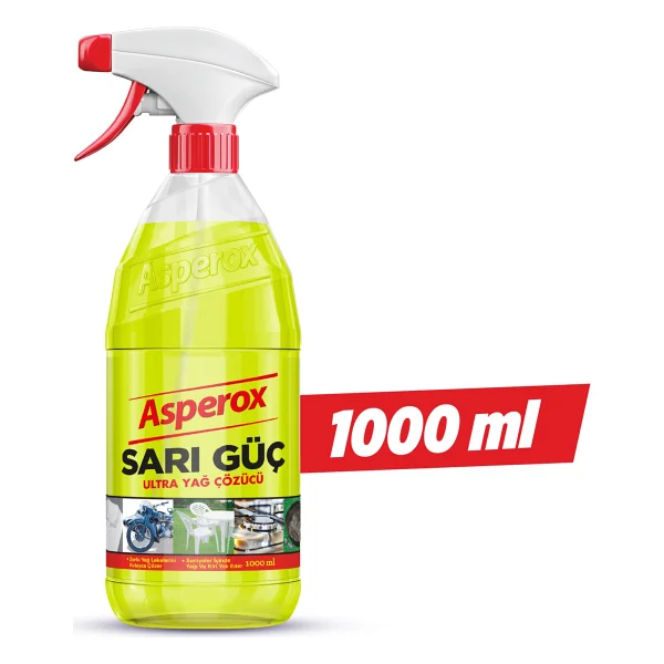 Asperox Sarı Güç Ultra Yağ Çözücü 1 lt - Görsel 5