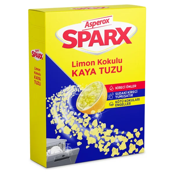 Asperox Sparx Limon Kokulu Kaya Tuzu 1.5 kg - Görsel 6