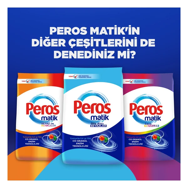 Peros Matik Göz Alıcı Beyazlar 7 kg Toz Deterjan - Görsel 6