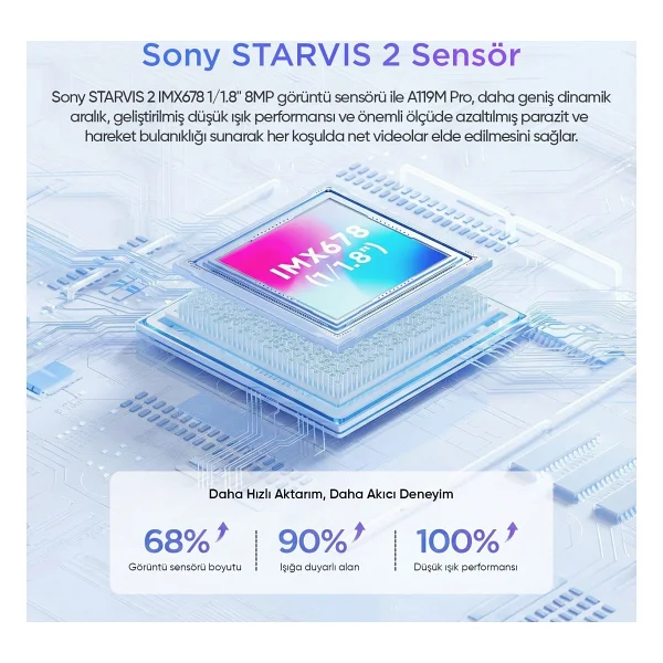 VIOFO A119M Pro 4K HDR Sony STARVIS 2 Sensörlü Wi-Fi 6 GPS'li Araç Kamerası - Görsel 4