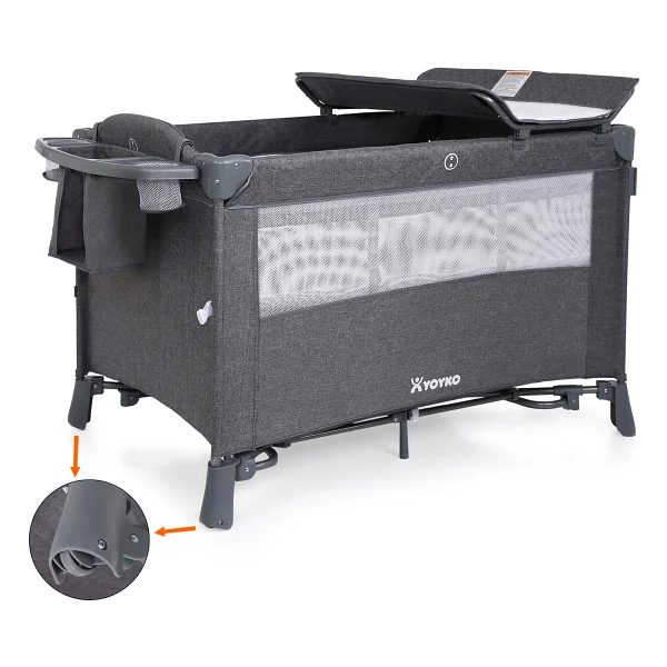 Yoyko Otomatik Açılan ve Katlanan New Exclusive Comfort 8 In 1 Oyun Parkı 76 x 116 cm - Görsel 3