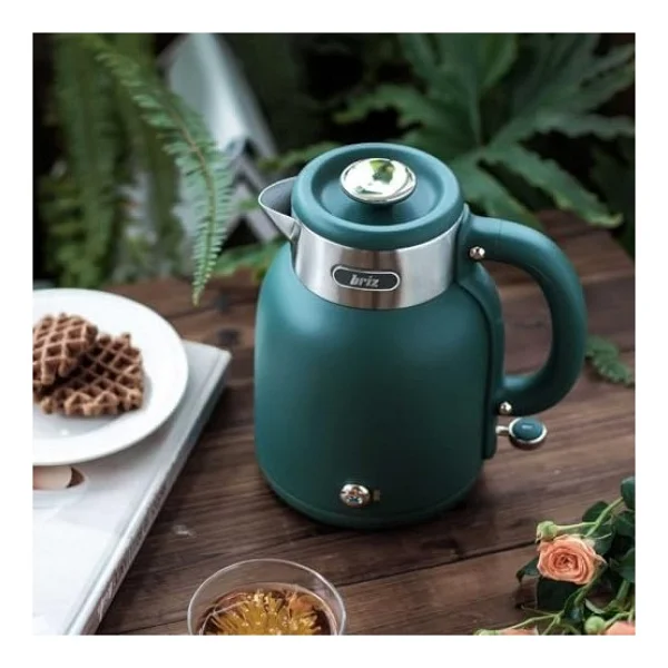 Briz BR1040 Retro 1500 W 1.5 lt Çelik Kettle - Görsel 2