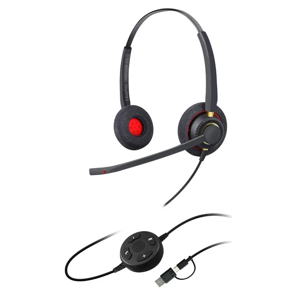 Inbertec UB805DM Duo Çağrı Merkezi Kulaklığı - Görsel 6