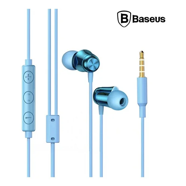 Baseus Encok H13 Mavi Mikrofonlu Kulak İçi Kulaklık - Görsel 6
