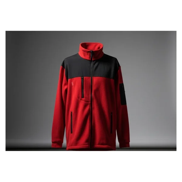 Birmont Polar Mont Softshell Robalı - Su Itici, Rüzgar Geçirmez, 4 Mevsim Kullanıma Uygun, Iş Kıyafetleri ve Günlük Dayanıklı, Kurumsal Logo Baskısına Uygun,unisex Iş Montu - Kırmızı - Siyah - Görsel 2