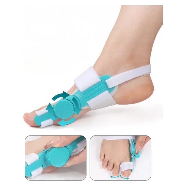 Safestore Halluks Valgus Gece Ateli Ayarlı Ayak Baş Parmak Kemik Düzeltici Başparmak Eğriliği Düzeltme - Görsel 3