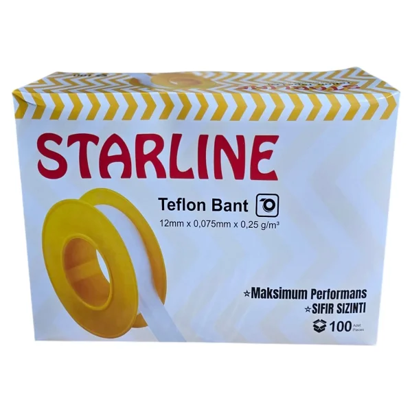 Starline 12 Mm Teflon Bant 100 Adet - Görsel 2