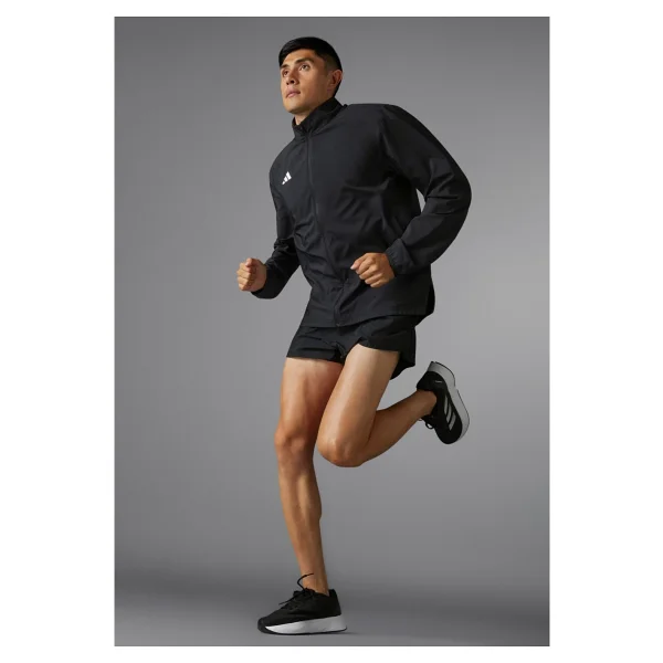 Adidas Adizero Essentials IT7585 Siyah Erkek Rüzgarlık - Görsel 4