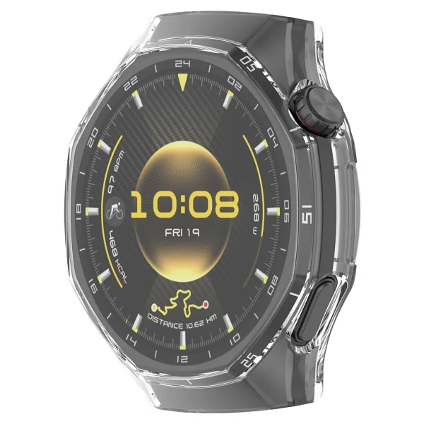 bbtech Huawei Watch GT 6 Pro 46mm Uyumlu Şeffaf Silikon Kasa Koruyucu TPU Esnek Yumuşak Koruyucu - Görsel 2