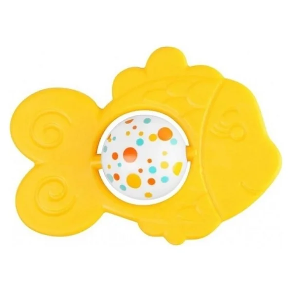 Let's Be Child Arkadaşım Balık Diş Kaşıyıcı Çıngırak Turkuaz LC-30858 - Görsel 4