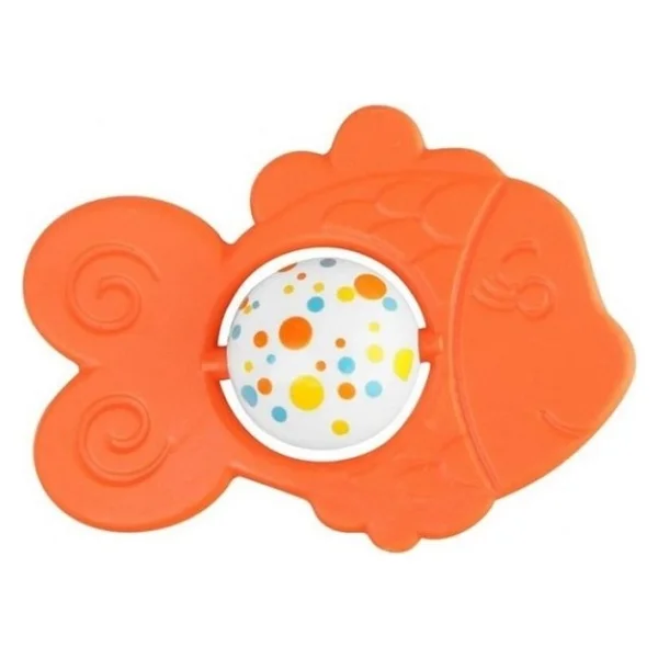 Let's Be Child Arkadaşım Balık Diş Kaşıyıcı Çıngırak Turkuaz LC-30858 - Görsel 2