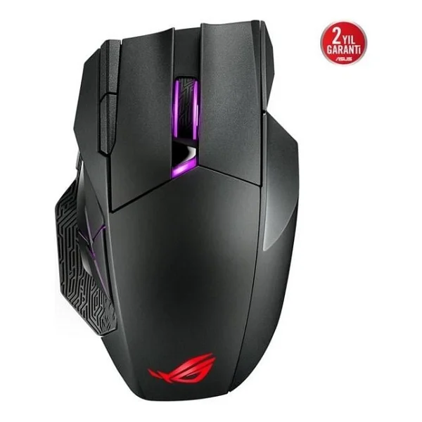 Asus ROG Spatha X RGB Optik Kablolu/Kablosuz Oyuncu Mouse - Görsel 6