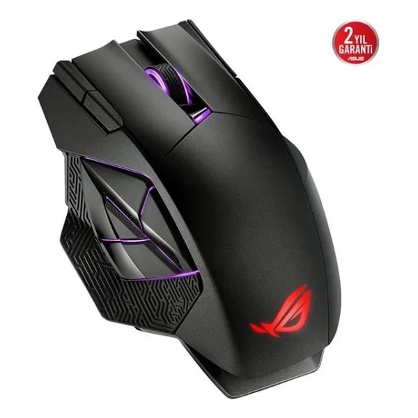 Asus ROG Spatha X RGB Optik Kablolu/Kablosuz Oyuncu Mouse - Görsel 8