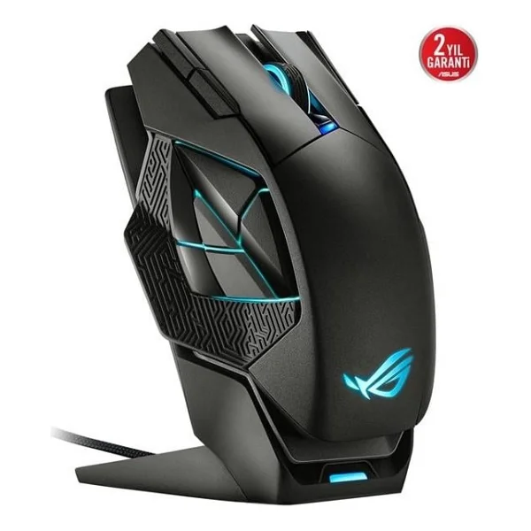 Asus ROG Spatha X RGB Optik Kablolu/Kablosuz Oyuncu Mouse - Görsel 10