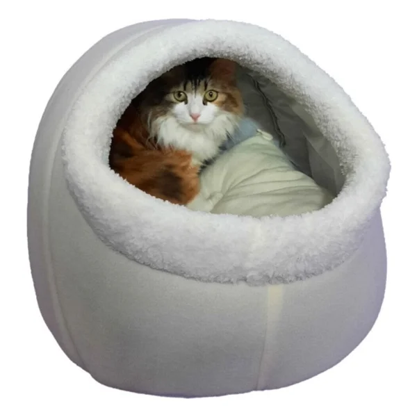 Nerotex Beyaz Alaska Kedi Evi Yuvası - Görsel 5