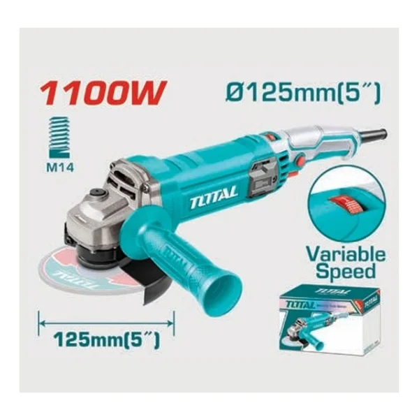 Total Tools TG110125565 1100 W Avuç Taşlama Makinesi - Görsel 3