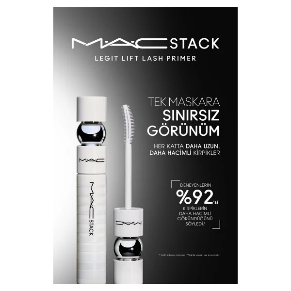 M.A.C Macstack Legit Lift Lash 12 ml Maskara Bazı - Görsel 5