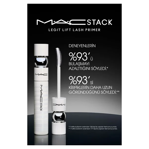 M.A.C Macstack Legit Lift Lash 12 ml Maskara Bazı - Görsel 3