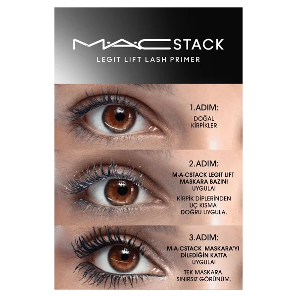 M.A.C Macstack Legit Lift Lash 12 ml Maskara Bazı - Görsel 4