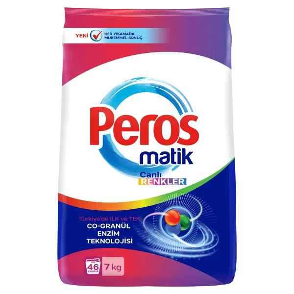 Peros Matik Canlı Renkler 7 kg Toz Deterjan - Görsel 2