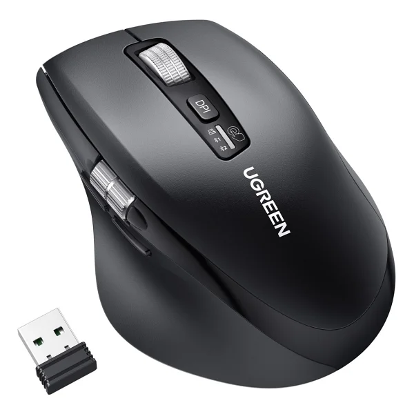 Ugreen 45792 Sessiz Ergonomik Optik Kablosuz Mouse - Görsel 2