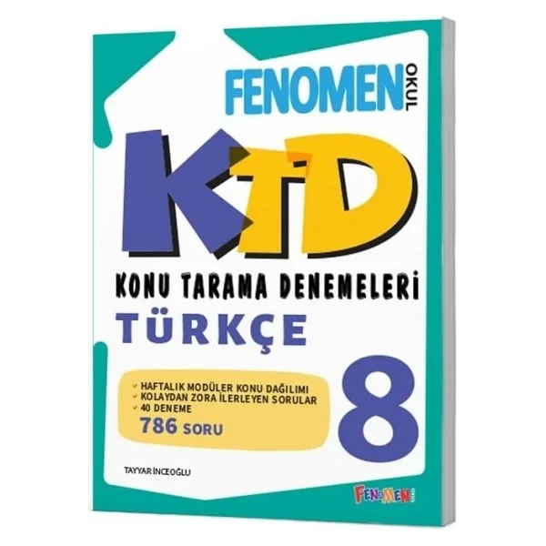 Fenomen Okul Yayınları LGS Türkçe Konu Tarama Denemeleri - Görsel 6