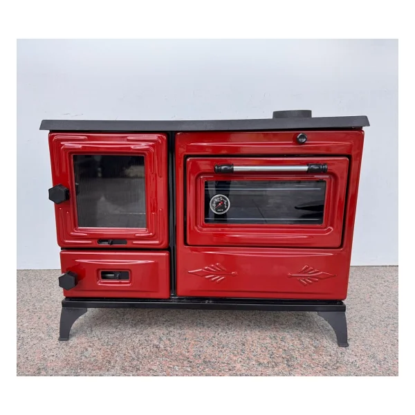 MF079 Dorello Kuzine Soba Kırmızı - 40 cm Fırınlı, Aden Model - Görsel 2