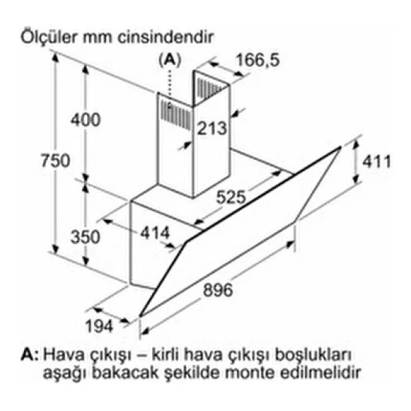 Bosch DWK97PJ70T Antrasit Duvar Tipi Davlumbaz - Görsel 9