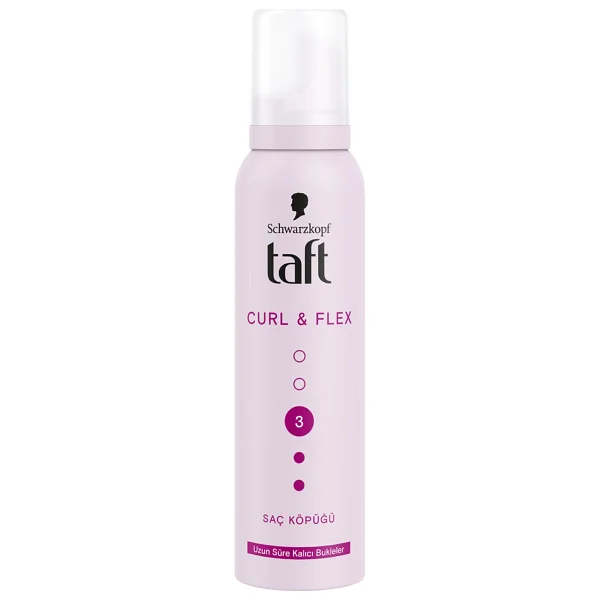 Taft Curl & Flex 150 ml 4 Adet Saç Köpüğü - Görsel 2
