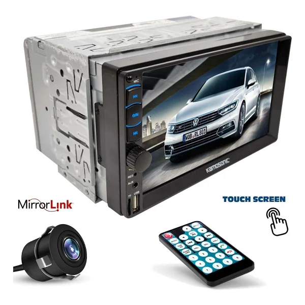 Kamosonıc Ks-G753 Double Teyp 7 Inc 4X45 Watt Mirrorlink - Görsel 2