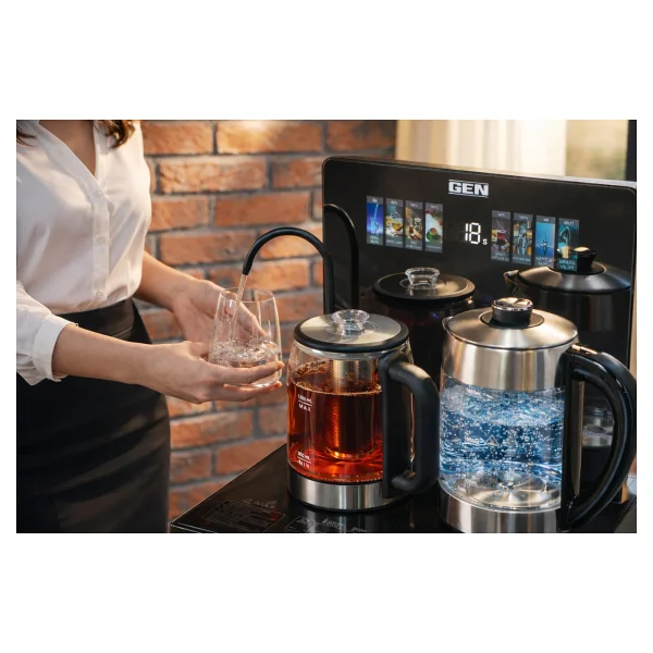 Tea Or Coffee 5 farklı İçecek Tek Makinede! Çay, Türk Kahvesi, FiltreKahve, Soğuk Su ve Sıcak Su - Akıllı Su Sebili - Çay Kahve Makinesi - Görsel 4