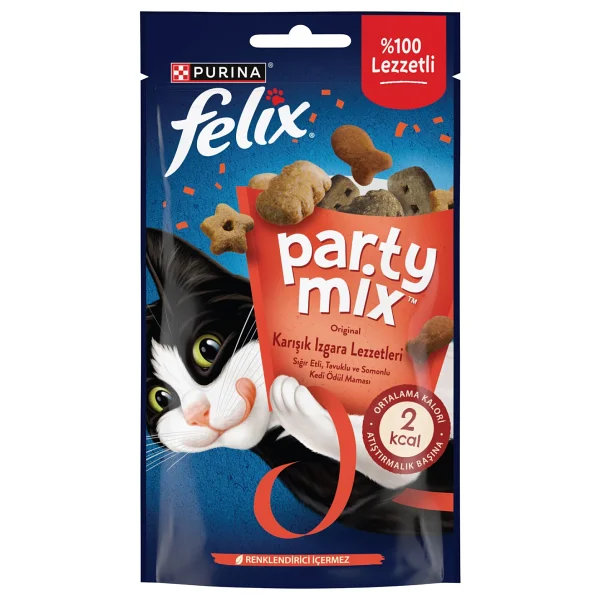 Felix Party Mix Izgara Karışımı 60 gr Kedi Ödül Maması - Görsel 9