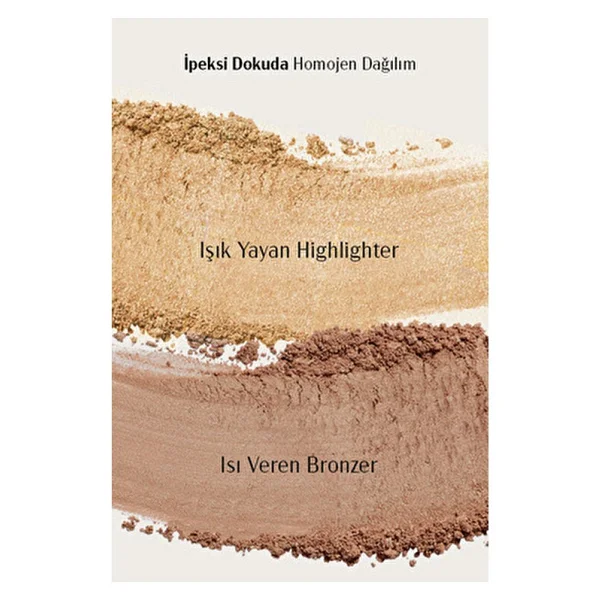 Pastel X Arzu Sabancı Duo Bronzer ve Highlighter Paleti - Görsel 2