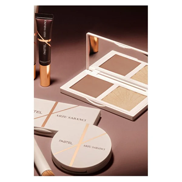 Pastel X Arzu Sabancı Duo Bronzer ve Highlighter Paleti - Görsel 4