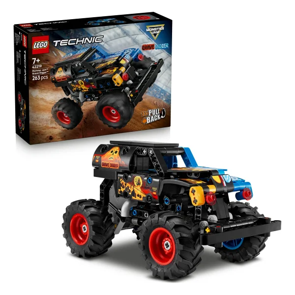 Lego 42219 Technic Monster Jam Grave Digger Ateş ve Buz - Görsel 2