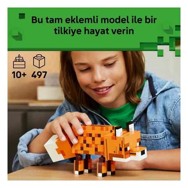 Lego 21588 Minecraft Tilki - Görsel 5