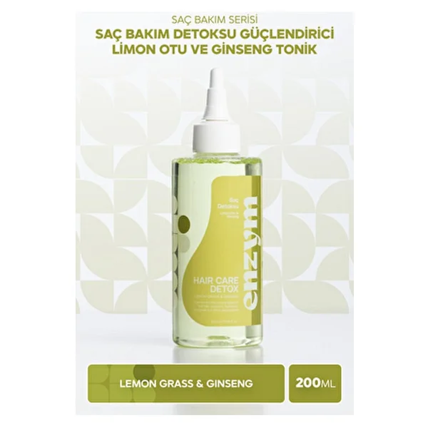 Enzym Cosmetics Limon Otu ve Ginseng 200 ml Saç Toniği - Görsel 5