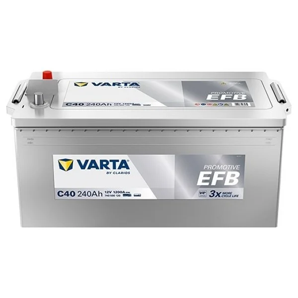 Varta Promotive C40 Start-Stop EFB 12 V 240 Ah 1200 CCA Akü - Görsel 4