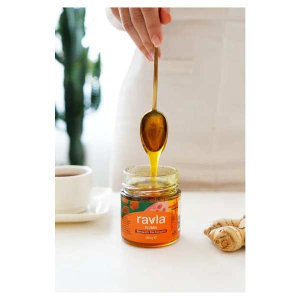 Ravla Kids Flumix Baharatlı Bal Karışımı 250 gr - Görsel 5