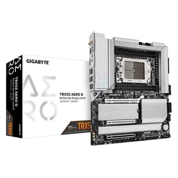 Gigabyte TRX50 AERO D Wi-Fi AMD sTR5 DDR5 E-ATX Anakart - Görsel 2