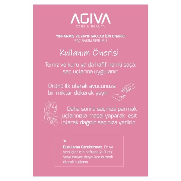 Agiva Ylang Ylang Liposom C 100 ml Saç Serumu - Görsel 2